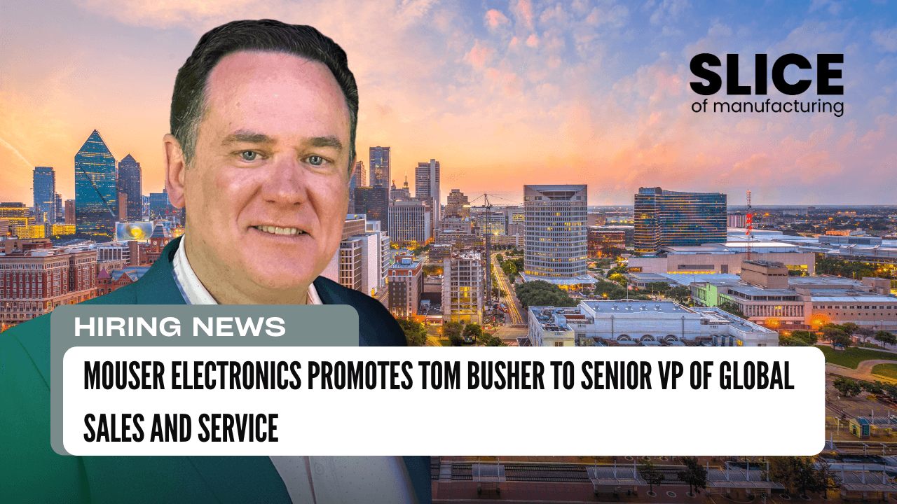 Mouser Electronics Promotes Tom Busher to Senior VP of Global Sales and Service