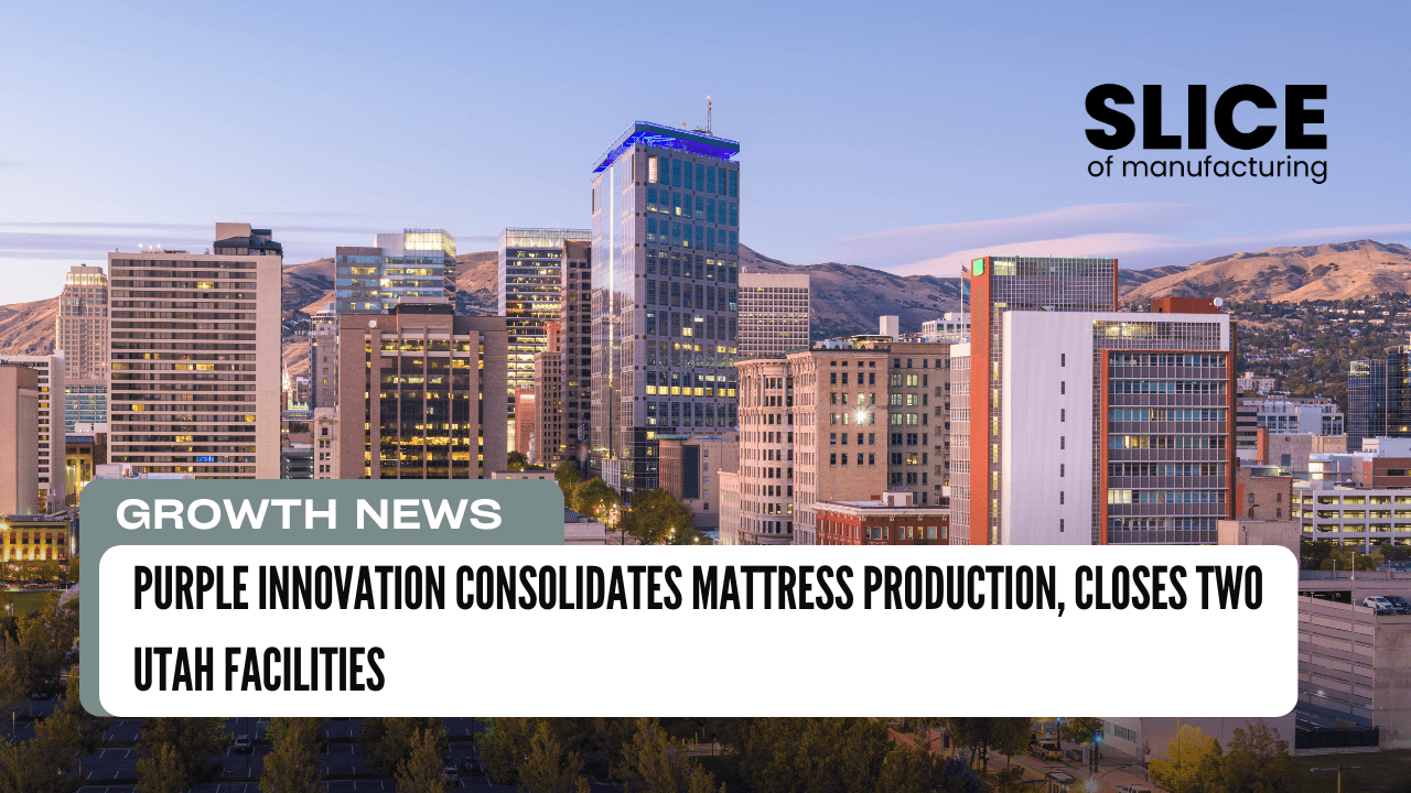 Purple Innovation Consolidates Mattress Production, Closes Two Utah Facilities